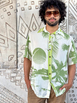 Aloha Shirt - Key Lime