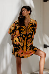 Free To Be Smock Dress - St Tropez Nights - PRE ORDER