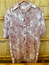 Aloha Shirt - Tiger Stripe Brown