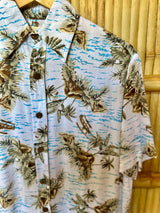 Aloha Shirt - Island Time Blue