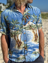 Aloha Shirt - Ocean Palm