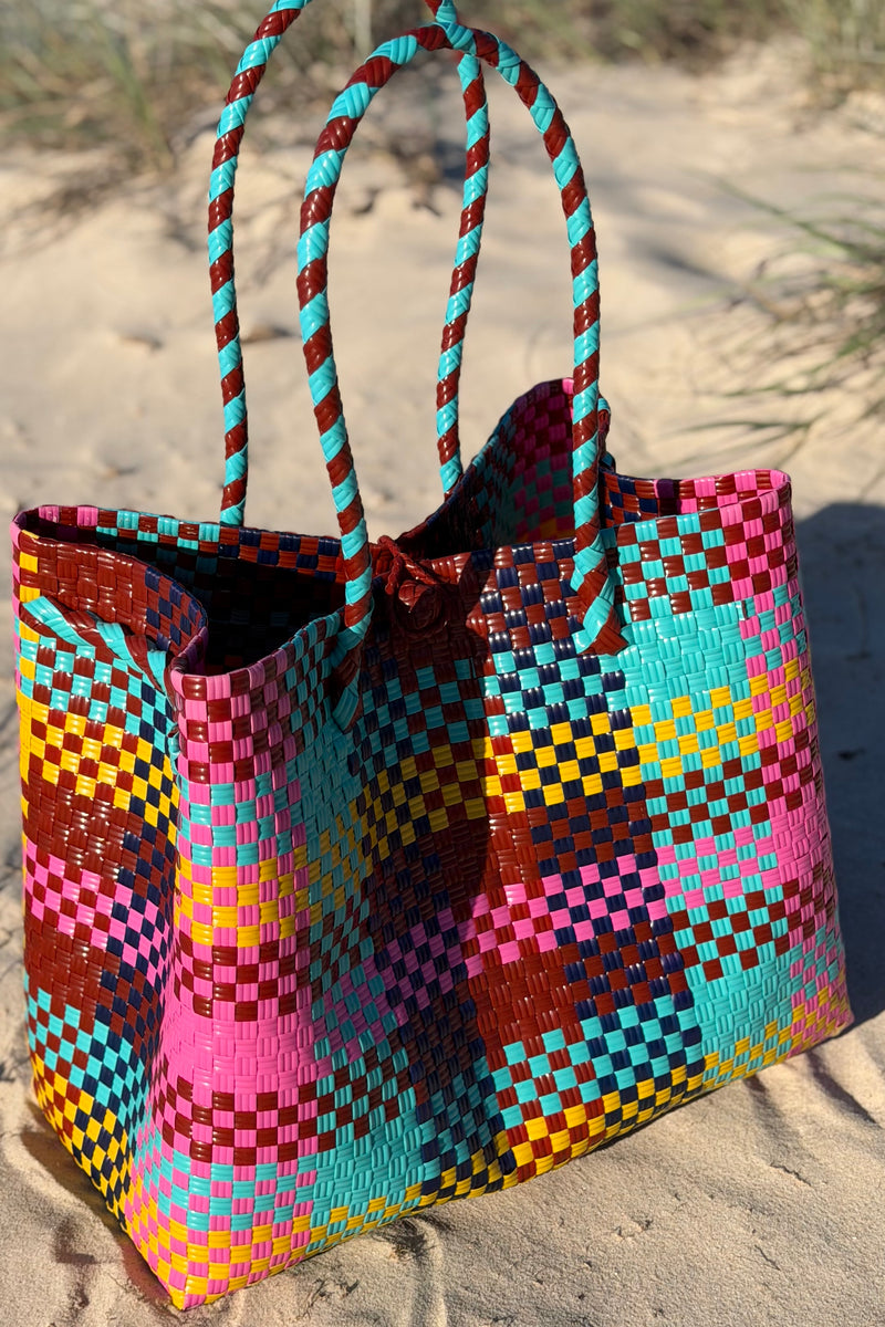 Recycled Plastic Basket ~ Candy Squares