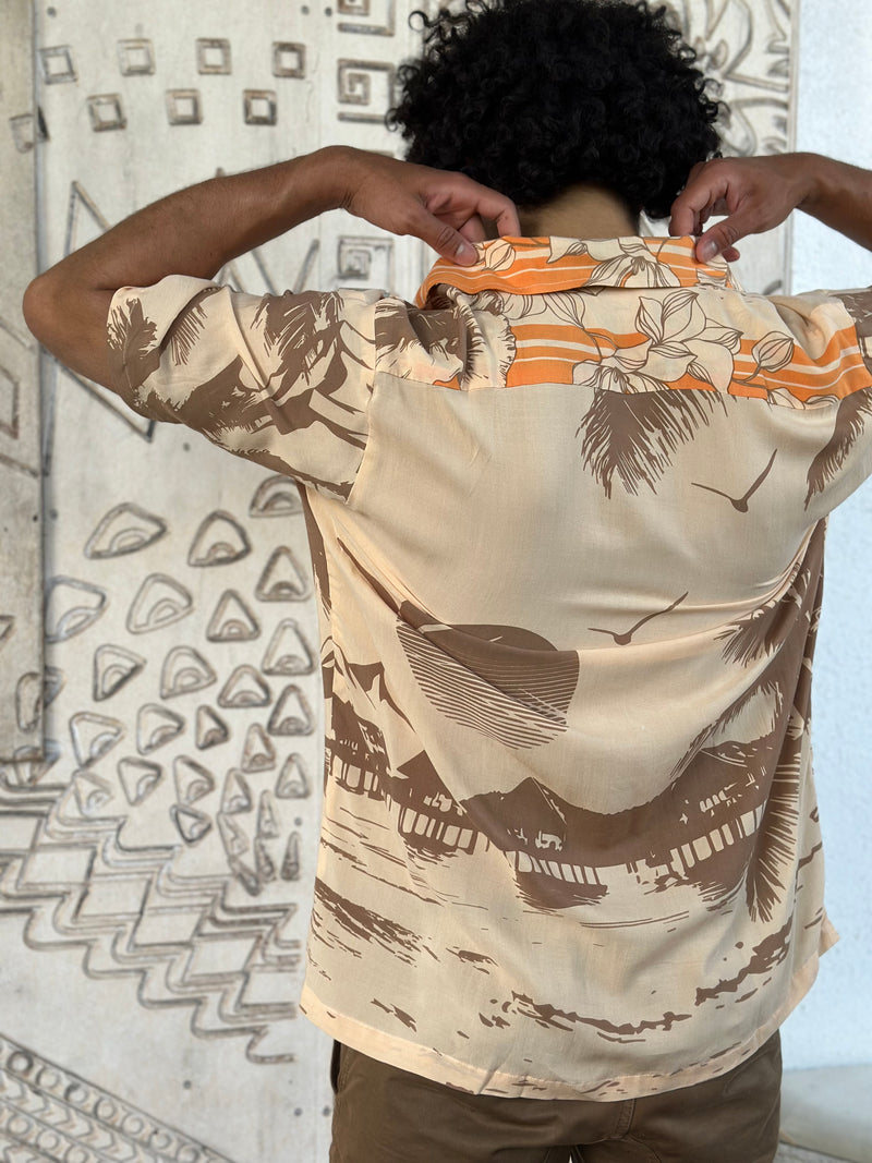 Aloha Shirt - Papaya