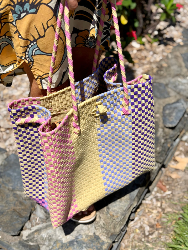 Recycled Plastic Basket ~ Lilac Love