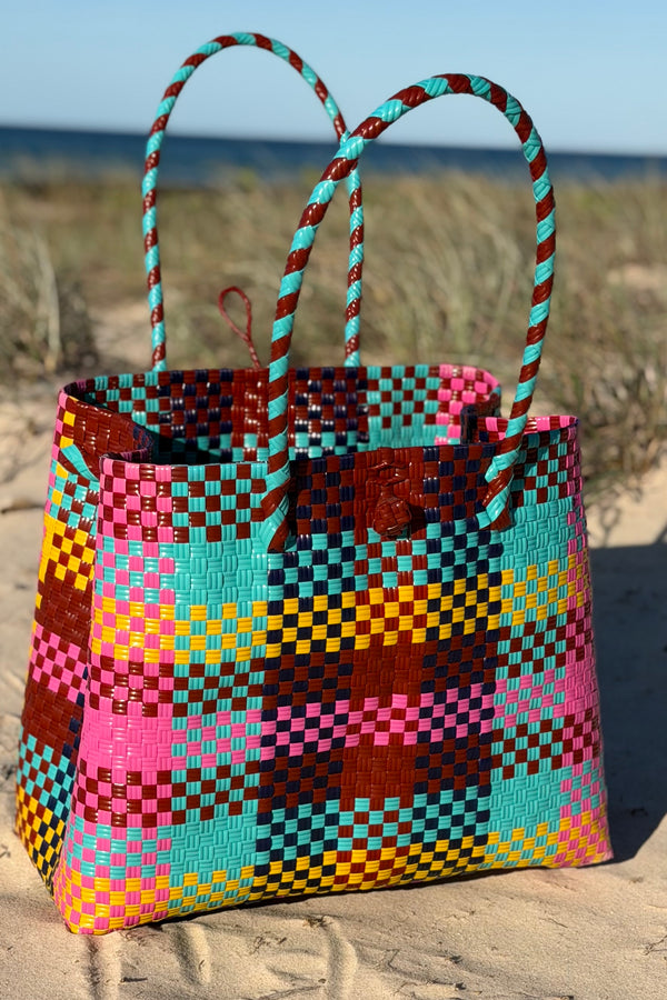 Recycled Plastic Basket ~ Candy Squares