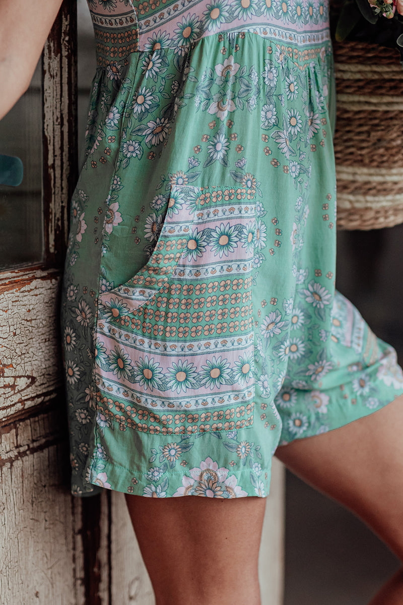 Wander Free Playsuit - Meadow