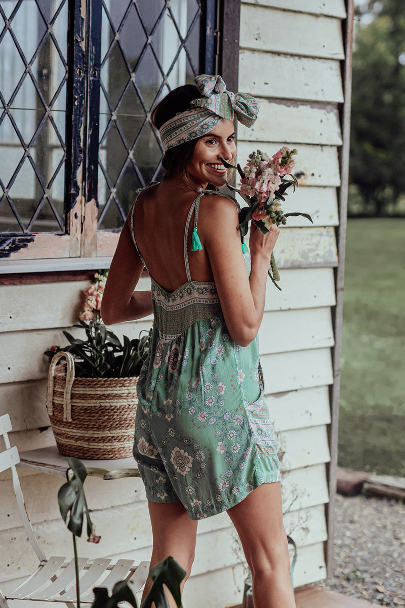 Wander Free Playsuit - Meadow