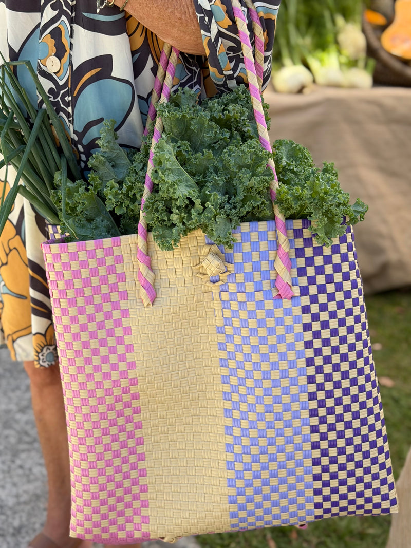Recycled Plastic Basket ~ Lilac Love