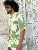 Aloha Shirt - Key Lime