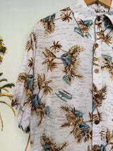 Aloha Shirt - Island Time Brown