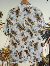 Aloha Shirt - Island Time Blue