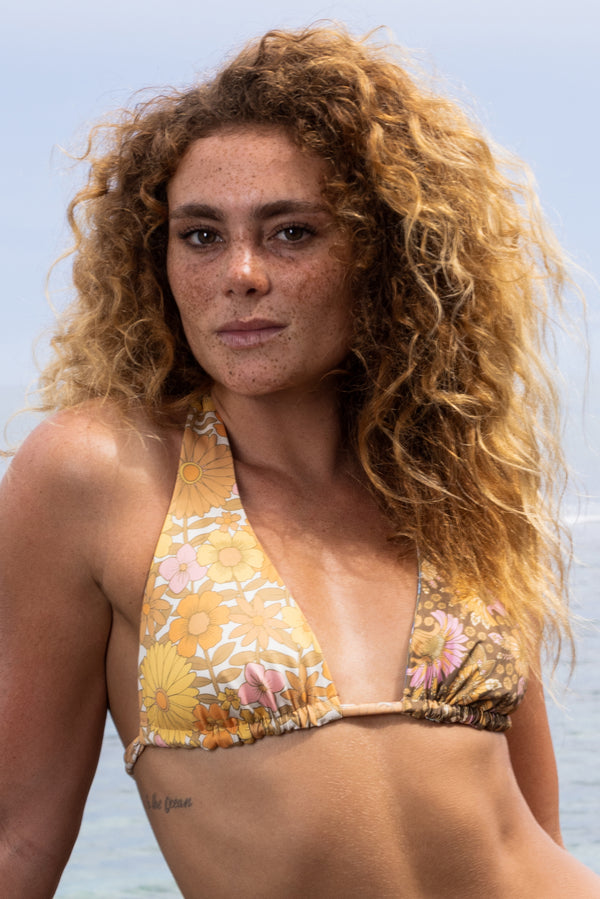 The Tide Is High - Reversible Halter Tri Top